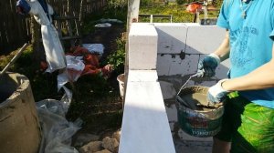 Птичник из газобетона.Технология строительства.