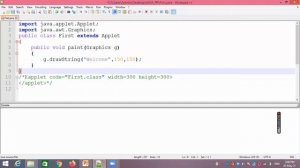 32  Running applet program by using appletviewer