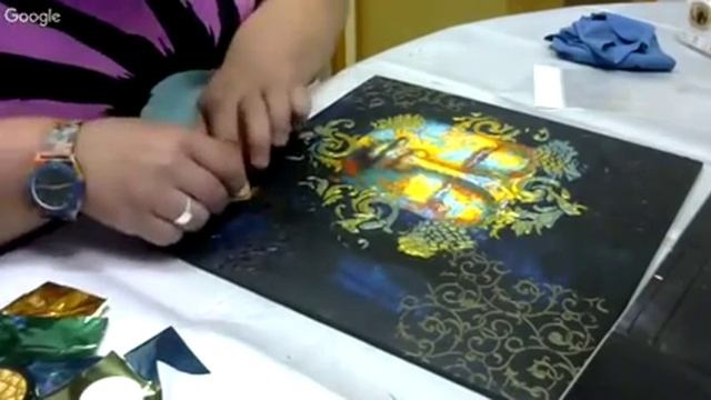 Декупаж. Панно "Будда". Наталья Полех смотреть онлайн