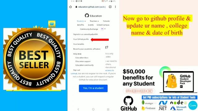 FREE GITHUB STUDENT DEVELOPER PACK || NO SCHOOL CARD || FREE SCHOOL CARD || GITHUB STUDENT PACK смотреть онлайн