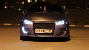 ДХО + повороты + туманки в бампер "Я РОБОТ" Калина