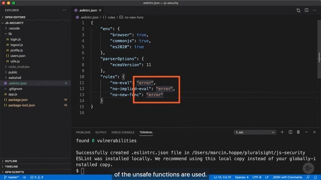 JavaScript Security Best Practices | Chapter:5 Testing Your Code