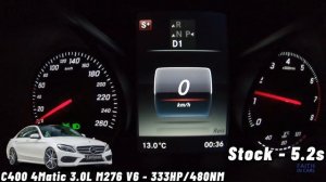 Mercedes Benz C - Class W205 (0-100 KM/H) (0-60 MPH) ACCELERATION BATTLE