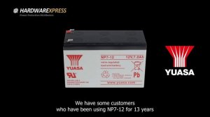 Yuasa NP7-12 Battery 12v 7Ah Battery