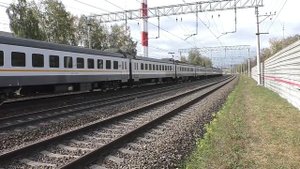 Электропоезд ЭП2Д-0223 (ЦППК) пригородный поезд №6710 Москва - Виноградово.