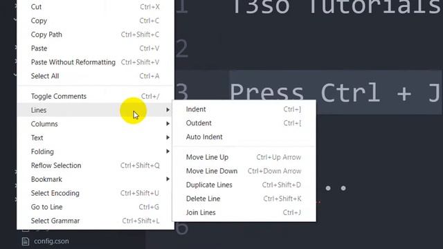 How to Join Lines in Atom Editor keyboard shortcuts смотреть онлайн