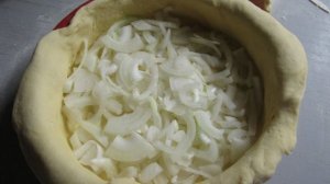 Пирог с грибами закрытый