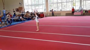 Спортивная гимнастика. Вольные. Супер. 6лет  . 1 юношеский разряд. Умница.