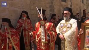 Video: Greek Orthodox Christians celebrate Easter in Jerusalem