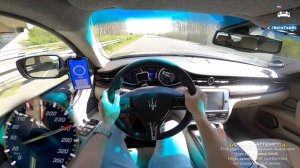 MASERATI QUATTROPORTE GTS максимальная скорость POV