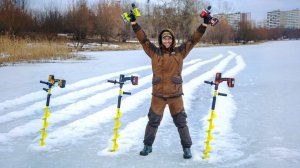 Какой ШУРУПОВЕРТ брать для рыбалки?! Бурим очень много лунок!