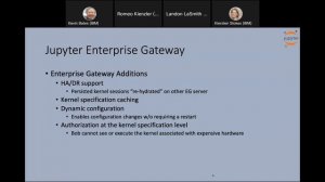 An Introduction to Jupyter Enterprise Gateway