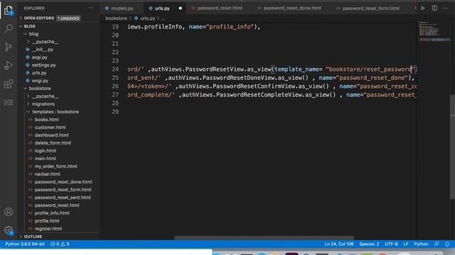 27 Django Python | Send Email | Password reset templates смотреть онлайн