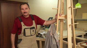 Напольная вешалка из деревянных реек. Часть 2
