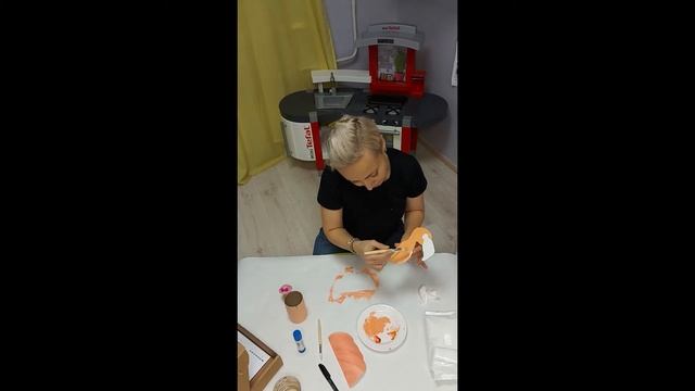 Мастер-класс в коробке "Фламинго" (подставка под карандаши и ручки)