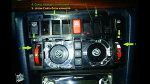 Снятие Блока климата - Mercedes W124 E-class E200