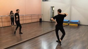 Бачата футворк и соло Михаил Журавель