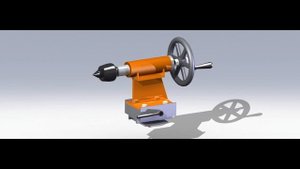 Токарный станок по дереву своими руками. Часть 1. Задняя бабка .Lathe on wood .