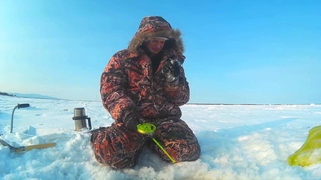 Тест эхолота Lucky ffw718 зимой в 25 градусный мороз смотреть онлайн