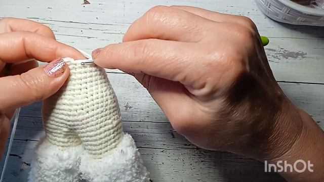 7 октября 2021 г. МК Дед мороз крючком. Вяжем туловище и голову. смотреть онлайн