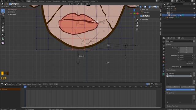 Blender 2.83 Риг Головы 2D персонажа для анимации в перекладке Урок 2 ч.1 Арматура Головы и Лица смотреть онлайн