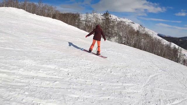 Сноуборд, Абзаково, GoPro hero 9 смотреть онлайн