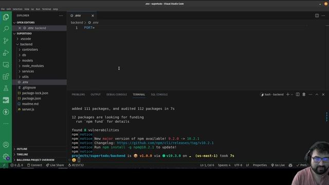 AM Coder - Super Todo Backend #1 - Setup
