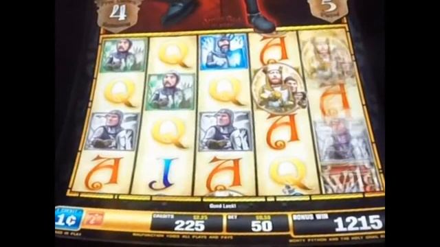 Monty Python Slot Machine - Black Knight Bonus - Holy Grail Clips Included смотреть онлайн