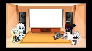 Undertale AU Sanses react to Ink's story [Kuro x]