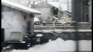 Панорама прибытия в Экс-ле-Бен на поезде (1896) | 19 век | Озвучен и окрашен