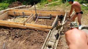 ФУНДАМЕНТ ДЛЯ БАНИ #сделайсам #самоделки #фундамент