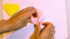 Как сделать сердце из бумаги. Оригами сердце. DIY #origami #поделка #из бумаги