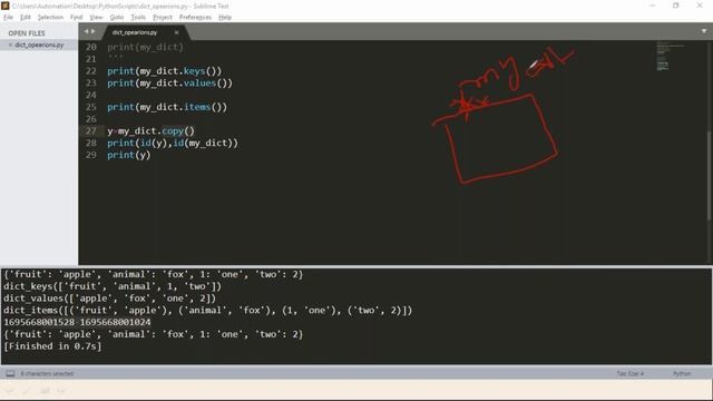 24.Complete Python Basics for Automation -  Python Dictionaries