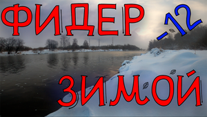 Зимний фидер. Рыбалка на фидер зимой