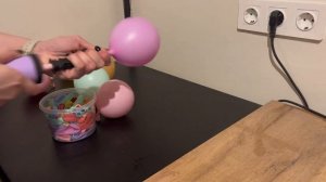 Как сделать воздушный шар из шариков? (How to make a balloon out of balloons?)