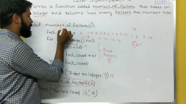 Python Programming Lab (Program - 19) Find the Factors Using Functions