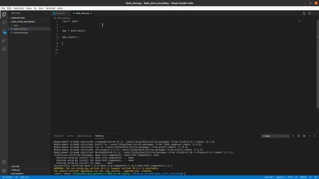 Build your Dashboard in Python - Starting with Dash