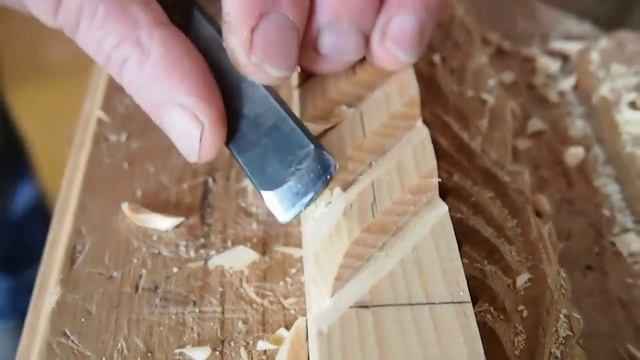 Резьба по дереву для начинающих. Вырезаем декоративный элемент - Верёвочку.