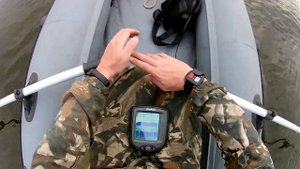 12 | Проект Аренда пруда | Измеряем глубину пруда эхолотом