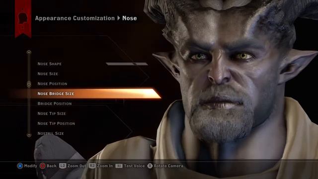 Dragon Age™: Inquisition My Qunari Sliders
