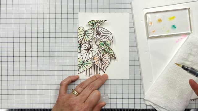 Partial Die Cutting + Easy Watercolor - EBE Summer of Stamping Mondo Anthurium and It's a Jungle смотреть онлайн