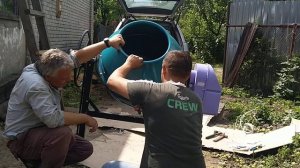 Бетономешалка БРС-165 Вектор-08 протекает.