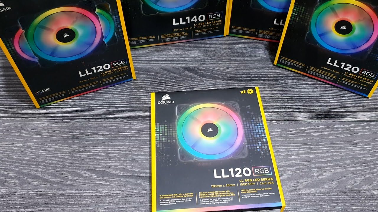 Корпусные вентиляторы Corsair LL120 и LL140 RGB || Case fans Corsair LL120 and LL140 RGB смотреть онлайн