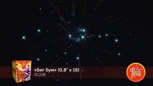 Фейерверк ЕС228 "Биг бум" (0,8" х 16 залпов)