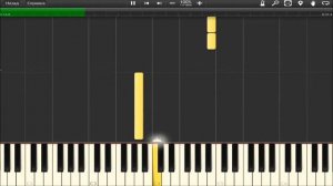 дальнобойщики - Тихий огонёк Piano Tutorial Synthesia