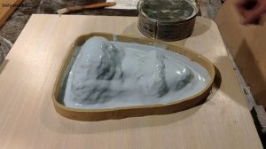 Кронштейн из гипса своими руками.