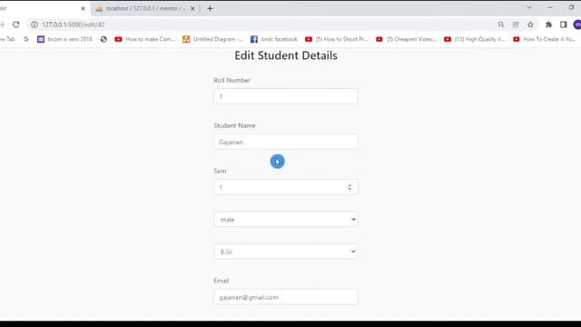 Python CRUD project using Flask and MySQL #pythonprojects