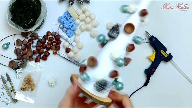 Ёлочка своими руками - лучший новогодний декор: подробный мастер класс/Christmas tree.      Часть1