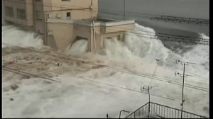 Цунами в городе Miyako!!!