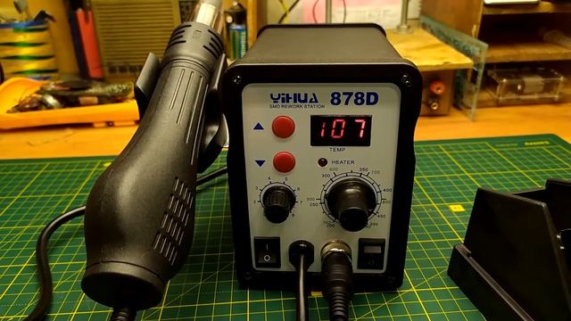 Обзор бюджетной паяльной станции YIHUA 878D хороший паяльник + фен смотреть онлайн